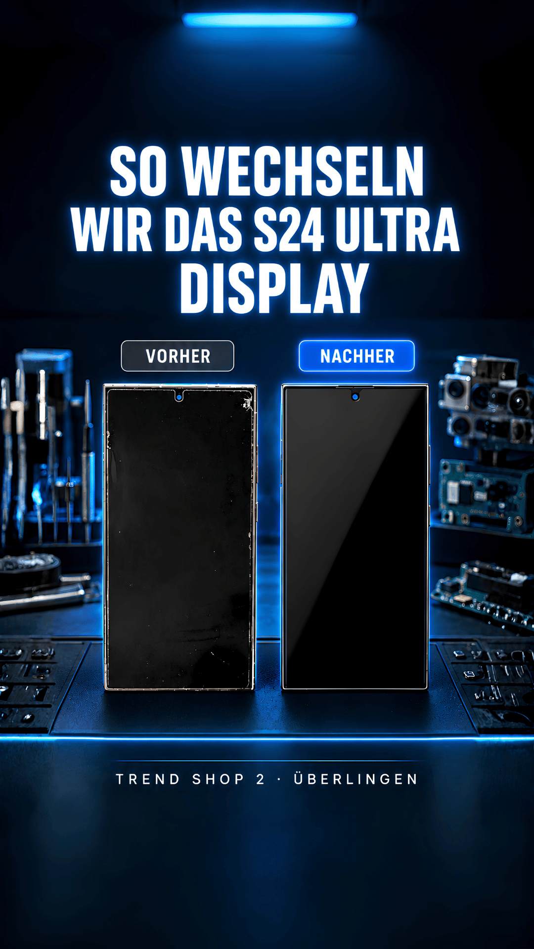 Kurzvideo für Trend Shop 2: Samsung Displaywechsel, erstes Video